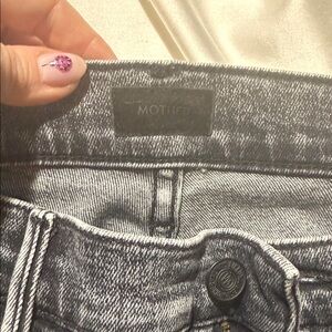 MOTHER Women's Gray High Rise Jeans